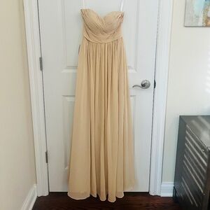 Azazie Jada Dress - Champagne, Size A4 - New with Tags!